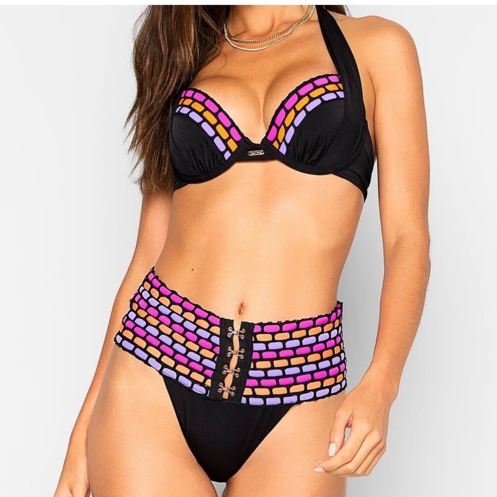 NWT Beach Bunny Kira High Waist Bottom - M or L